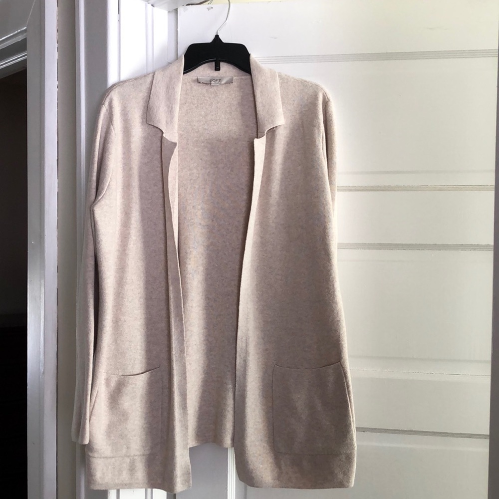 Loft Blazer Style Cardigan